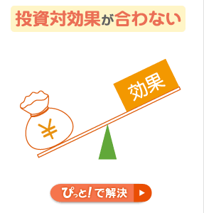 投資対効果の判断が難しい